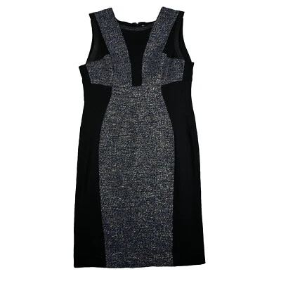 Vestido Yoana Baraschi Mujer 12 Gris Negro Amarillo Mármol Funda Carrera Negocios Foto 1 de 4