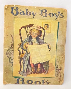 Antique 1896 BABY BOY'S BOOK - Picture 1 of 10