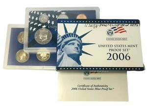 2006-S Proof Set  US Mint OGP Box & COA 10 Coins with State Quarters - Picture 1 of 1