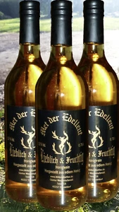 (8,11€/1L) Honigwein der Edelleut 3x lieblich ,Met, je Fl.0,75l 10,5% vol ,LARP - Bild 1 von 1