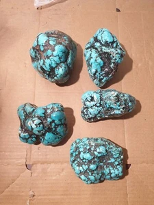 5 Egyptian Turquoise Natural Big Heavy stone - 2700 Gram 13500 Carat Turquoise - Picture 1 of 24