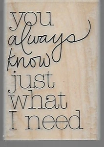 SELLABILIDADES sello de goma SIEMPRE SABES montado en madera - Imagen 1 de 2