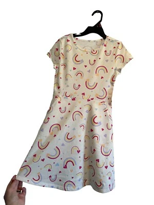 Wonder Nation Multicolor Rainbow Summer Play Dress GIRLS 6 - 6X Pockets NEW NWT - Image 1 of 4