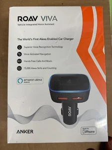 Cargador de automóvil USB de 2 puertos Roav VIVA, de Anker, habilitado para Alexa para navegación en el automóvil, - Imagen 1 de 2