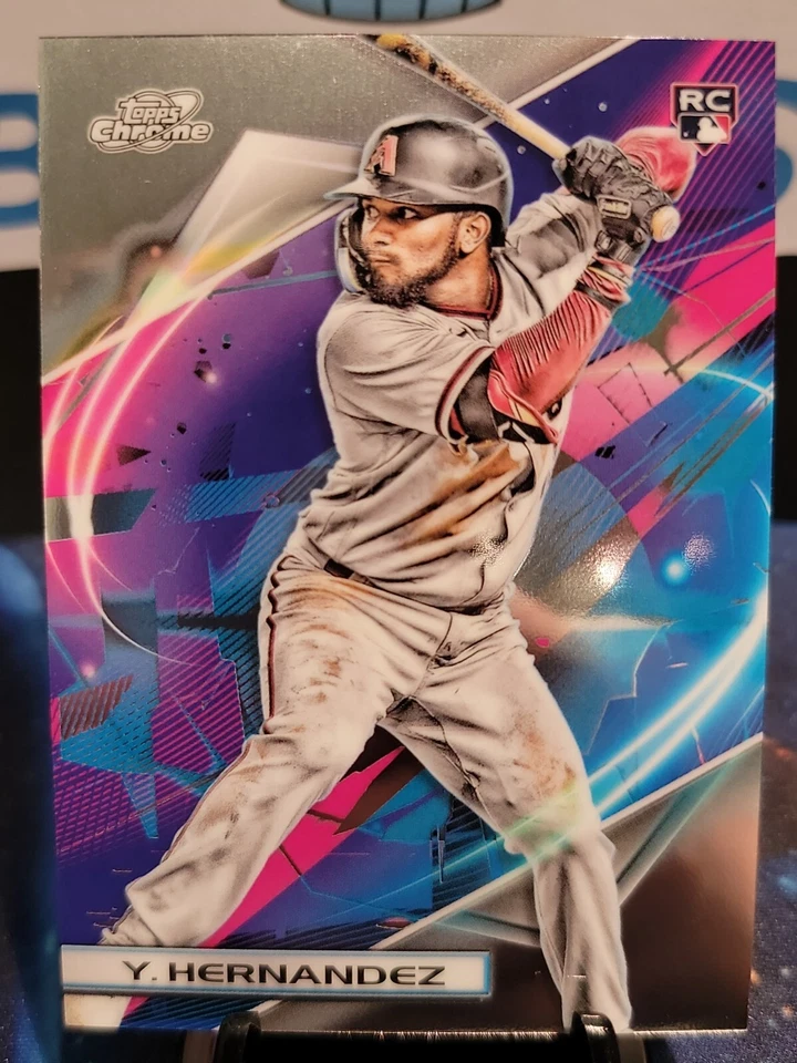 Yonny Hernandez 2022 Topps Cosmic Chrome Rookie RC Arizona Diamondbacks #57 - Image 1 of 2