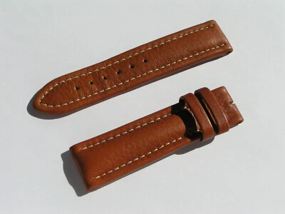 Correa Breitling Band UTC 20mm 20/18 75/95 marrón para pantorrilla correa NOS 018 Foto 1 de 4