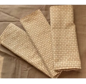 Handmade Eco Friendly Beige Printed Multipurpose Un-Paper Towel Set - Picture 1 of 5