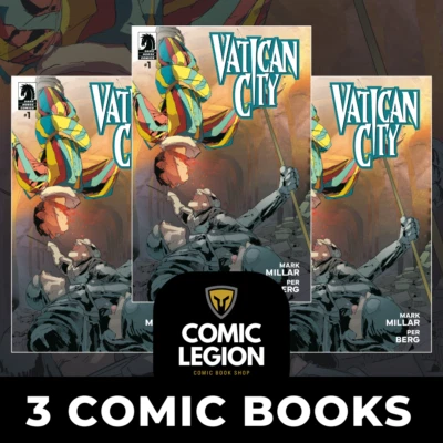 VATICAN CITY #1 COVER A PER BERG MARK MILLAR NETFLIX BUNDLE OF 3 COPIES LOT 2025