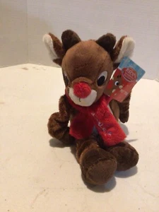 Rudolph The Red Nosed Reindeer 12” Plush By Dandee - Picture 1 of 5