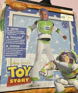 Buzz Lightyear Deluxe  Child's Costume Medium - Picture 1 of 3