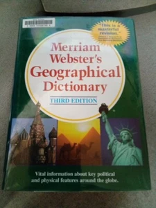 Merriam Webster's Geographical Dictionary Third Edition Hardcover - Picture 1 of 7