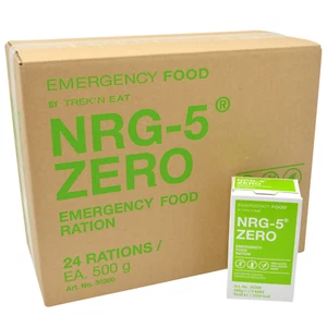 NRG-5 ZERO 24x 500 g Notnahrung Karton Notration Prepper Outdoor Langzeitnahrung - Bild 1 von 3