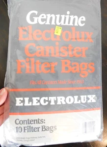 (9) Genuine Electrolux Canister 4 Ply Filter Bags, Fit Canisters Made Since 1953 - Picture 1 of 11