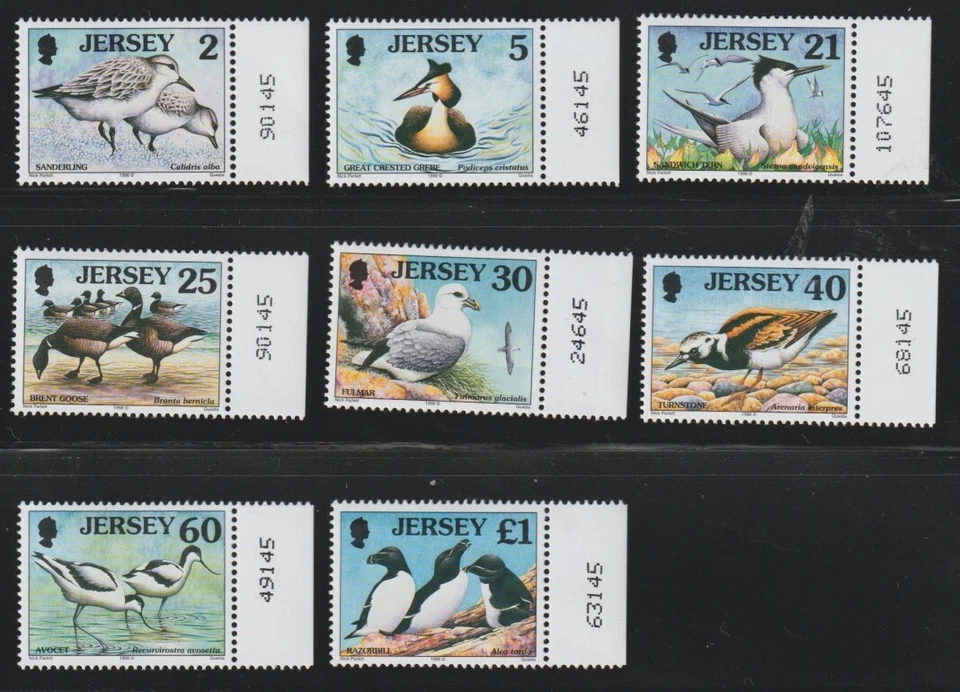 G.B.-Jersey    1998    Sc # 825-32   Birds    MNH    OG - Image 1 of 1