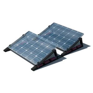 FlatFlex Flachdach Aufständerung Set Black Line für 2 PV-Module (hintereinander) - Bild 1 von 3