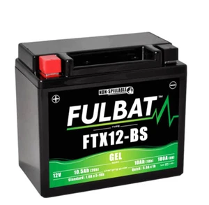 YTX12-BS FULBAT GEL BATTERY TRIUMPH Thruxton 865 2009 2010 2011 2012 2013 - Picture 1 of 4