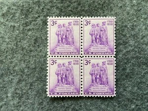 Northwest Territory Sesquicentennial USA 3 Cents unbenutzt Lot von 4 Briefmarken - Bild 1 von 1