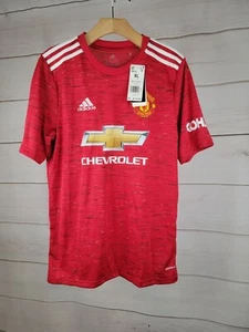 Adidas Manchester United 20/21 Home Jersey Youth XL NEW NWT #B54 - Picture 1 of 5