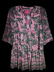 Neu mit Etikett Lilly Pulitzer Gr. XS Lileeze ALWAYS WORTH IT MARTINE KLEID Swing Fit Stufen - Bild 1 von 5
