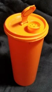 Tupperware Succo d'arancia Shake Bicchiere coperchio ribaltabile e colino 262, 603, 564, 299 - Foto 1 di 10