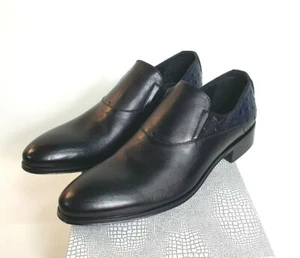 23)L.Guardiani Herren Businessschuhe Slipper Leder 41 42 43 45 Neu NP199€ Italy - Bild 1 von 9
