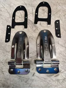 richards-wilcox gate hinge set of 2 SS STAINLESS STEEL ? - Picture 1 of 11