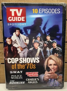 TV GUIDE SPOTLIGHT 10 Episodes COP SHOWS of the 70's Police SWAT Rookies Starsky - Imagen 1 de 2
