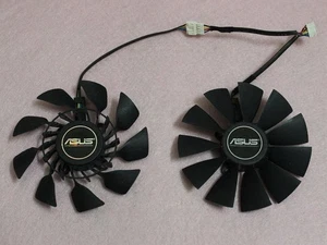 95mm ASUS GTX780 GTX780TI R9 280X 290 290X Dual Fan Replacement T129215SU 5Pin - Picture 1 of 4