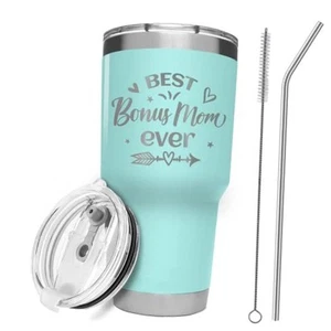 Bonus Mom Gifts | Bonus Mom Gifts for Mothers Day | 20 oz Tumbler Mug | Step - Picture 1 of 7