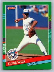 1991 Donruss #691 Frank Wills Toronto Blue Jays MLB Baseball Card - Picture 1 of 2