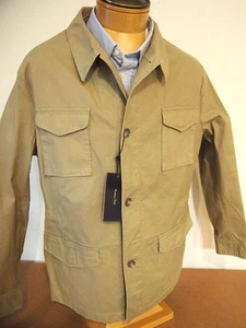 Massimo Dutti Feldjacke 100 % Baumwolle khaki hellbraun neu mit Etikett XXL 245 $ - Bild 1 von 13
