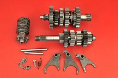 1995 - 2007 Kawasaki KDX220 KDX220R transmissão completa conjunto de garfo Tranny Gear - Imagem 1 de 4
