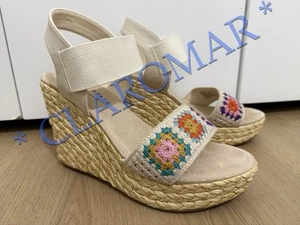 Altar’d State Platform Espadrilles Sandals Wedges Ankle Strap Women 8.5 NEW - Picture 1 of 8