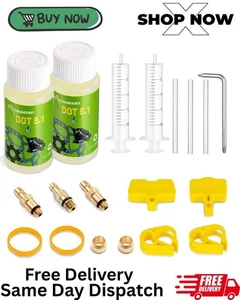 CHUMXINY Bleed Kit for SRAM, Avid Range of Hydraulic Disc Brakes, Including Hig - Picture 1 of 10