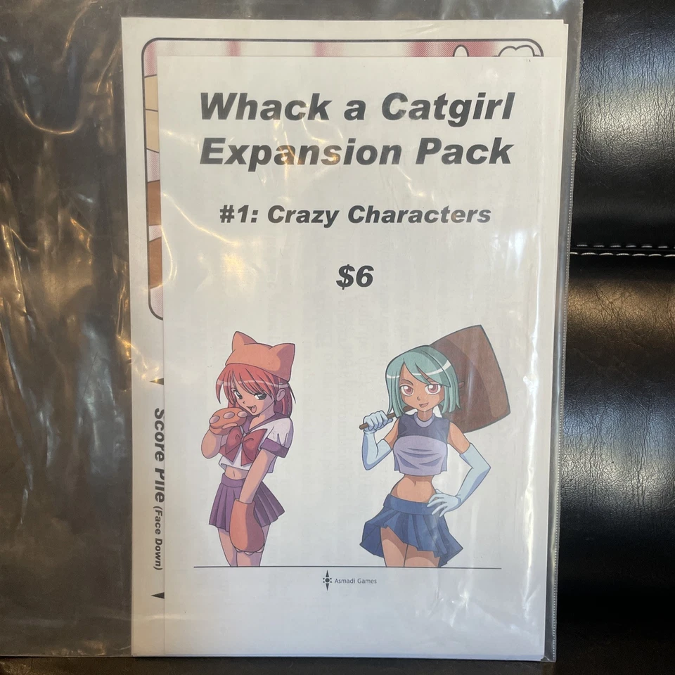 РЕДКИЙ пакет расширения Whack A Catgirl No1 Crazy Character 2009 НОВЫЙ - Изображение 1 из 1
