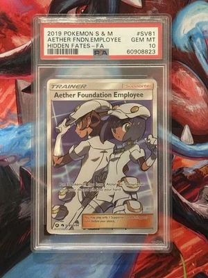 Aether Foundation Employee SV81/SV94 Shiny Rare Psa 10 - Image 1 of 2