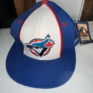 Mitchell & Ness Toronto Blue Jays Hat Cap Fitted Men’s Size 7 1/2 Blue/white New - Picture 1 of 7