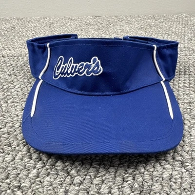 Регулируемая легкая синяя бейсболка с козырьком Culver's для сотрудников ресторана - Изображение 1 из 4