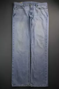 Pantalones de mezclilla para hombre Hollister ajustados rectos en dificultades ligeros talla 34x32 - Imagen 1 de 10