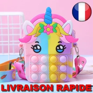 Handtasche Sensorblasen Einhorn Mode Schultergurt Anti Stress Kinder Spielzeug - Bild 1 von 1