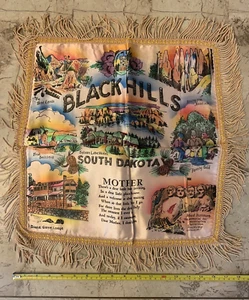 Federa cuscino madre seta seconda guerra mondiale seconda guerra mondiale colline nere South Dakota - Foto 1 di 2
