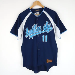 Vintage Japanese Baseball Jersey Shirt Retro SZ M (T1658) - Picture 1 of 4