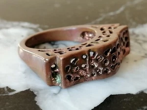Raro antico anello romano bronzo manufatto legionario autentico incredibile - Foto 1 di 9