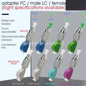 FC Male to LC Female Hybrid Converter Adapter Fiber Optical Power Meter Coupler - Picture 1 of 14