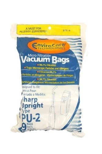 EnviroCare for Sharp Upright Type Pu-2 Vacuum Bags Microfiltration B0006omkg2