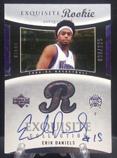 2004-05 Upper Deck Exquisite Collection #83 Erik Daniels /225   Rookie Auto RC