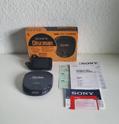 Sony D-151 Discman CD Compact Player - OVP + Mini Lautsprecher - Bild 1 von 4