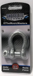 3/8" Galvanized Marine Boat Anchor Line SHACKLE Rope Screw Pin Coupler Connector - Picture 1 of 2