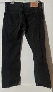 Levi's 514 Cotton Blend 30 x 32 Black Slim Straight Denim Pants Men’s Jeans - Picture 1 of 7