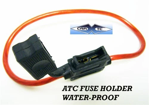 ATC FUSEHOLDER w/ 10GA WIRE FOR ATC FUSES (WATERPROOF) - Image 1 of 1